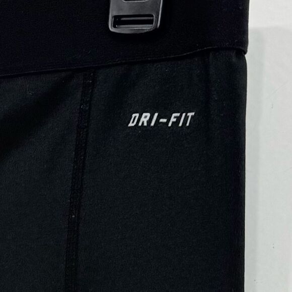 Nike Pro Black White Logo Athletic Bootie Shorts - Picture 10 of 14